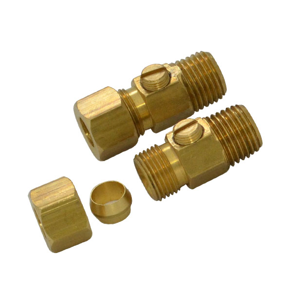 ข้อต่อทองเหลือง มีตัวปรับ